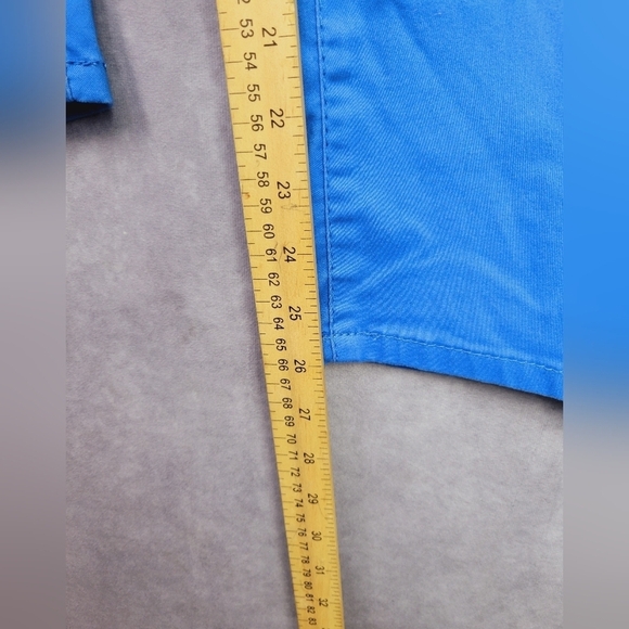 Curve‎ Appeal Tummy Tuck Capri Pants Women's 16/33 Blue Stretch Slim Leg Casual - Picture 9 of 10